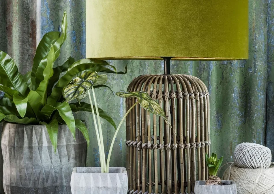rattan lamp - how to bring more rattan to your space