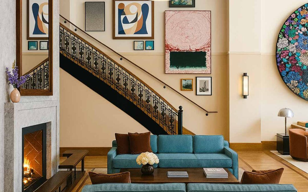 Add colour to your interiors, Shinola Living Room by Nicole Franzen